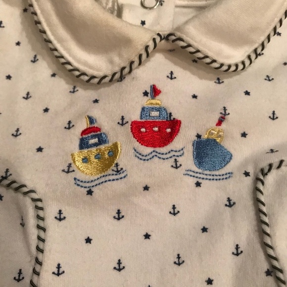 Noah’s Ark Peter Pan Collar Romper - Picture 5 of 7
